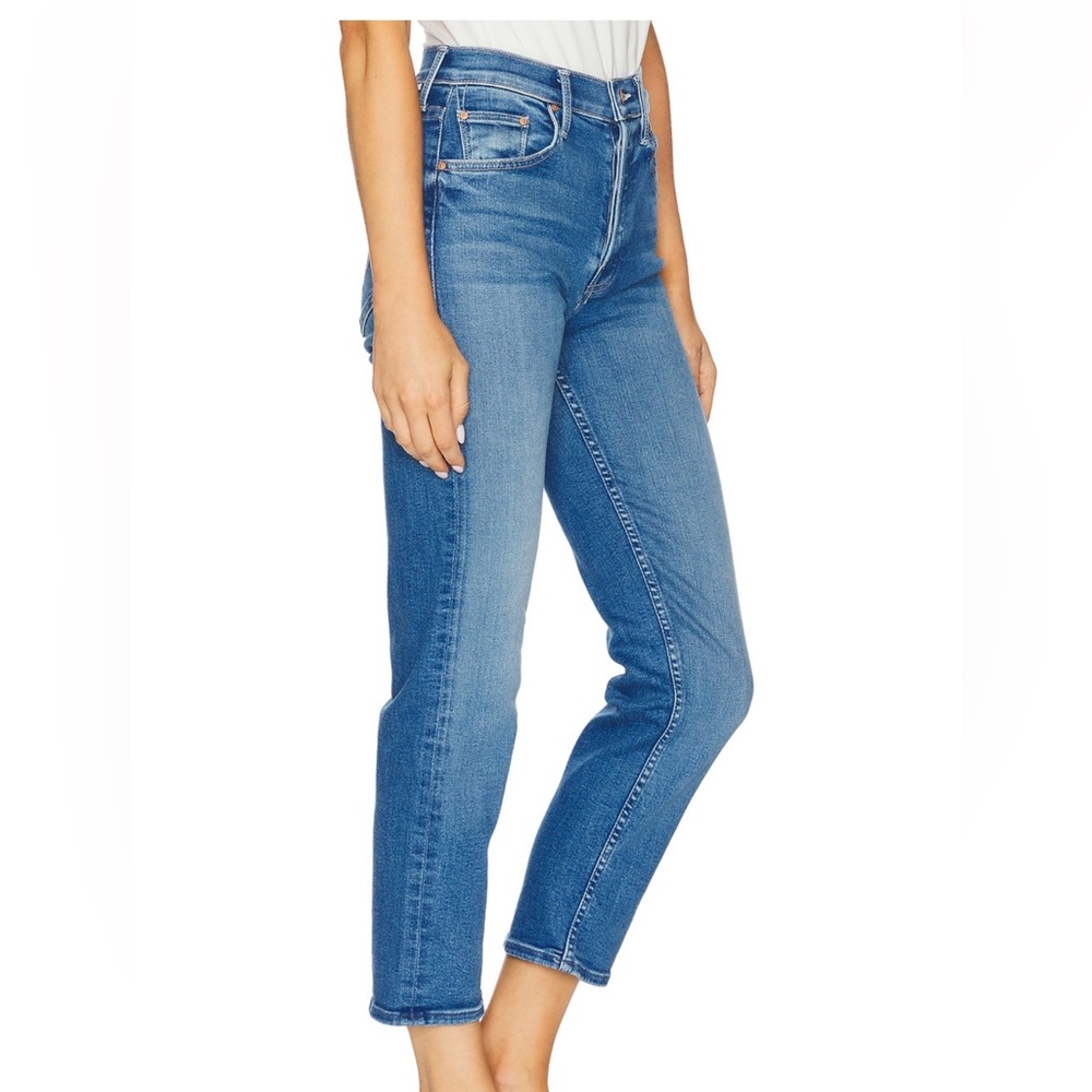 MOTHER Skinny Jeans in Classic Blue